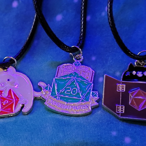 Dungeon and Dragon Charm Necklaces - Picture 2 of 2